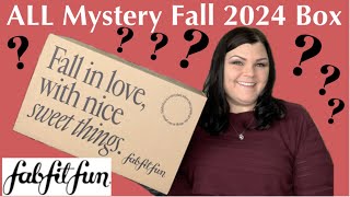 Check Out My ALL Mystery Choice Fall 2024 FabFitFun Box [upl. by Conrade487]