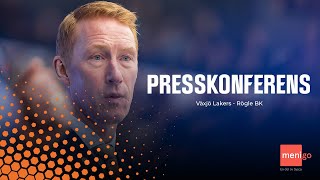 Presskonferens VLH  RBK [upl. by Juliette]