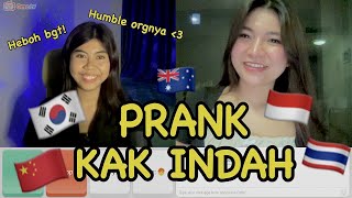 NGE PRANK KAK INDAH  OmeTV 🇰🇷🇹🇭🇨🇳🇮🇩🇦🇺 [upl. by Ettevram]