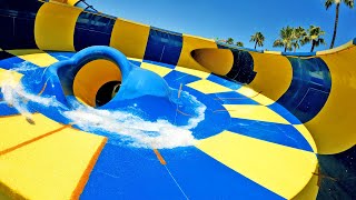 Arizonas LARGEST Bowl Water Slide Storm Rider at Sunsplash [upl. by Persian492]