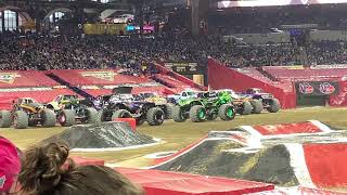 Monster Jam Indianapolis 2020  Sunday Racing Finals [upl. by Annunciata210]