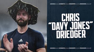 Chris Driedger Awarded Davy Jones Hat in First Game Back for the Kraken [upl. by Hermina]