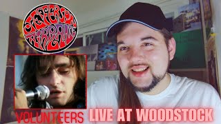 Drummer reacts to quotVolunteersquot Live at Woodstock by Jefferson Airplane [upl. by Michaela]