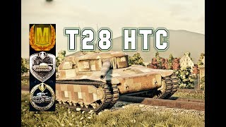 T28 HTC wot blitz Feat Carlosballen aced gameplay Kolobanov 1vs4 [upl. by Edda]