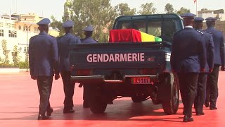 🔴Les Honneurs Militaires de la Nation rendus au Général Mamadou Diop par la Gendarmerie Nationale [upl. by Hibbert143]