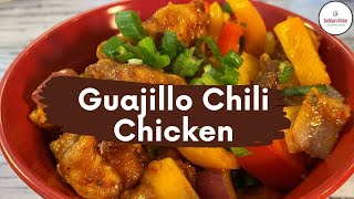 Guajillo Chilli Chicken Recipe  Quick and Easy Recipe  Suchkapis Kitchen [upl. by Bolte]