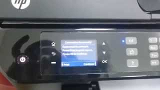 HP OFFICEJET 4630  Wireless setup [upl. by Zimmer508]