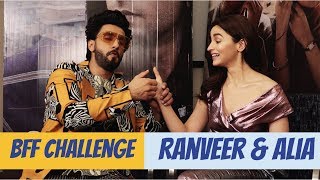 Ranveer Singh And Alia Bhatt Take The BFF Challenge  Gully Boy  POP Diaries Exclusive [upl. by Duck233]