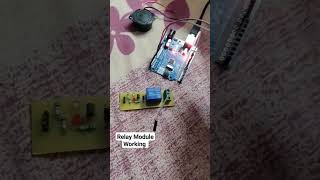 Relay module working Arduino project arduino relay circuit shorts viral trending youtube [upl. by Va]