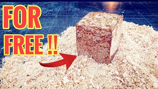 Build this simple Wood Briquette Press and save Money [upl. by Dupuis]