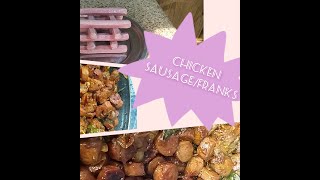 Delicious Food Chicken franksChicken Sausage dry roast [upl. by Ainsworth]