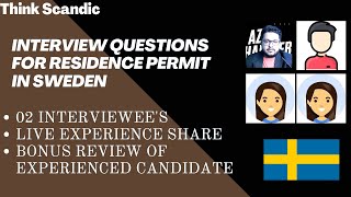 Visa Interview Questions for Sweden  Sweden Embassy in Dhaka  2 Applicants Live Experience Share [upl. by Ttirrej293]