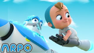 Baby to the RESCUE  ARPO The Robot  Funny Kids Cartoons  Kids TV Full Episodes [upl. by Steddman]