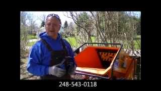 ELIET SUPER PROF 2000 WOOD CHIPPER RENTAL BERKLEY MICHIGAN [upl. by Delbert742]