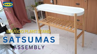 Satsumas Bamboo plant stand assembly from Ikea [upl. by Asek]