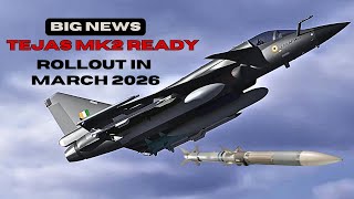 Tejas Mk2 in March 2026 defencenews defenseupdates iaf indianarmy pm tejasmk2 hal tejasmk1a [upl. by Oeram]