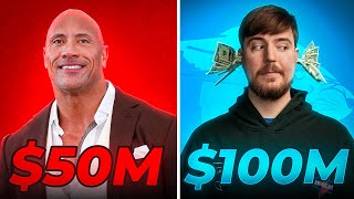 Richest People in the World 2024 You Tuber vs Hollywood [upl. by Oninotna]