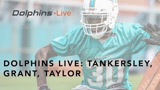 Dolphins Live Cordrea Tankersley Jakeem Grant and Vincent Taylor meet with the media [upl. by Tuorah373]