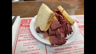 World Famous Montreal Smoked Meat Sandwich  Schwartzs Deli Shorts [upl. by Rabaj]