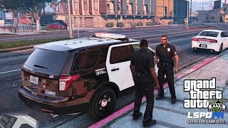 GTA 5 PC MODS  LSPDFR  POLICE SIMULATOR  EP 19 NO COMMENTARY CITY PATROL [upl. by Lambard]