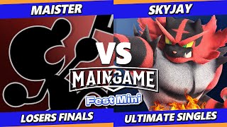 MainGame Fest Mini Losers Finals  Maister Game amp Watch Vs Skyjay Incineroar Smash Ultimate [upl. by Hpesojnhoj]