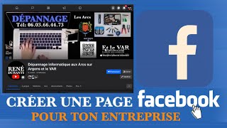 Comment créer une page Facebook professionnel  How to create a professional Facebook page [upl. by Pierrette]