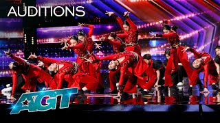 Rival Dance Groups Unite and Deliver a STUNNING Audition  AGT 2022 [upl. by Eelyab]