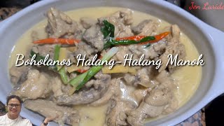 BOHOLANOS HALANGHALANG MANOKSPICY GINATAANG MANOK [upl. by Mettah]