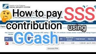 How to pay SSS contributions using Gcash 2023 update [upl. by Garda917]