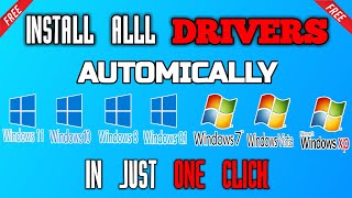 Download and Install All Drivers Automatically in 1 Click  Windows 10118187XPVISTA [upl. by Mallis]