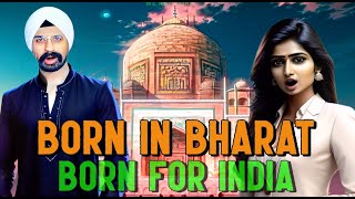 BORN IN BHARAT BORN FOR INDIA by Vineet Official MusicLyric video New Trending 2024 [upl. by Macintosh642]