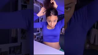 Tuto coiffure cheveux crépusfrisés 😍 music rap fypシ゚viral crepus tutocoiffure [upl. by Yelloh88]