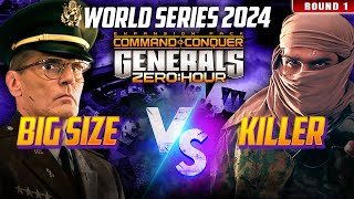 🔴 LIVE  CampC Generals Zero Hour World Series 2024  BiG SiZe vs Killer  Round 1 [upl. by Eedyaj]