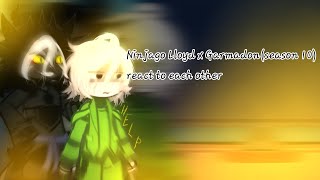 Ninjago Lloyd amp Garmadonreact to each others10past react to futureGacha NinjagoAsha gacha [upl. by Esorlatsyrc313]