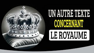 Un autre texte sur le royaume [upl. by Enoid]