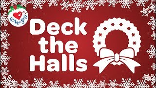 Deck the Halls with Lyrics HD  Christmas Songs and Carols [upl. by Orr]