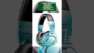 audiotechnicaAudioTechnica ATHM50XBT2 BluetoothHeadphones WirelessHeadphones IceBlue [upl. by Bidle]