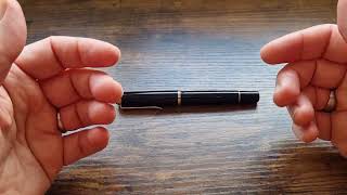 Pelikan M205 Black broad nib fountain pen review [upl. by Sherry]