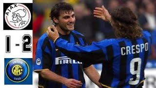 Ajax 1x2 Inter Milan Vieri Crespo x Ibrahimović ●UCL 20022003 Extended Goals amp Highlights HD [upl. by Eybba]