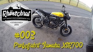 003 Probefahrt Yamaha XSR700 [upl. by Gilboa846]