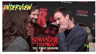 THE DUFFER BROTHERS TALK SHOOTING FINAL SEASON OF STRANGER THINGS amp THE NEW STAGE SHOW [upl. by Rosalynd]