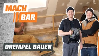 Drempel bauen Trockenbau im Dachgeschoss  OBI [upl. by Dranal734]