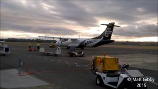 Air New Zealand ATR 72600500 Arriving in Napier New Zealand [upl. by Schecter]