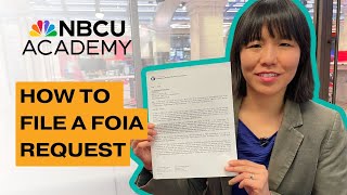 FOIA Request Tips for Journalists [upl. by Ahsiekit]