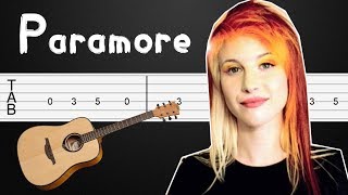 Still Into You  Paramore Guitar Tabs Guitar Tutorial Guitar Lesson [upl. by Canale]