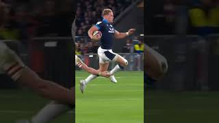 Duhan van Der Merwe with a WONDER TRY GuinnessSixNations [upl. by Ziegler]