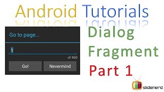 132 Android DialogFragment Part 1 [upl. by Gabey]