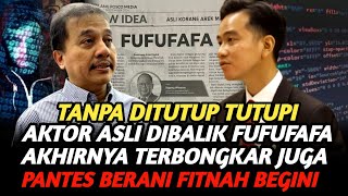 ROY SURYO MAKIN PANIK AKTOR ASLI DIBALIK FUFUFAFA TERNYATA BUKAN WAPRES GIBRAN [upl. by Selma493]