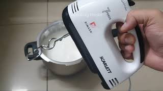 Scarlet Hand Mixer Review  Cream whipping machine vCookingHacks [upl. by Catherin]