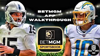 BETMGMS NEW APP FEATURES TAKES SPORTS BETTING TO THE NEXT LEVEL RAIDERS VS CHARGERS PICKS [upl. by Flavius228]